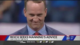 Colts owner Frank Reich seeks Peyton Manning's advice