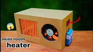 Cardboard ka mini# heater cartoon ke madad se banaa hua heater