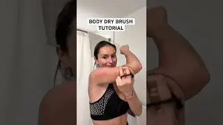 Урок по массажу тела сухой щеткой - щетка Primally Pure, код CANDICE15 #сухаячистка #лимфодренаж