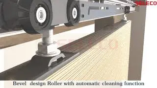 Soft closing sliding door hardware hanger wheel Max weight 80kg SB-1907