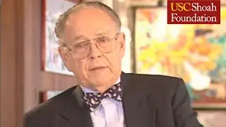 War Crimes Trial Participant Jack Robbins Testimony | USC Shoah Foundation