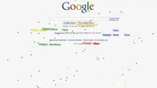 Google New Year Countdown (Easter Egg)