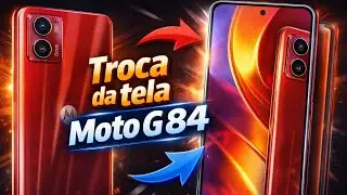 Como Trocar o Display do Moto G 84 com Aro 👈
