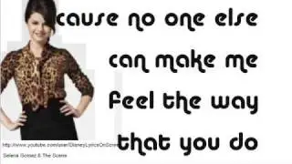 Selena Gomez & The Scene - I Promise You - Lyrics On Screen