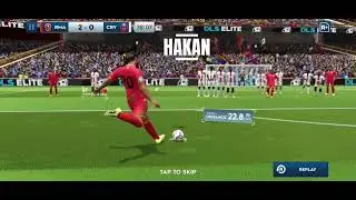 FANTASTIC FREE KICK IN DLS⚽🔥 #shorts #fifa #dls #footballgoal #dreamleaguesoccer #football