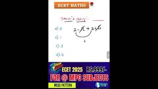 ECET 2025 Maths Guide | How to Score High & Get the Best Rank! 🚀 | Q-170 Explained