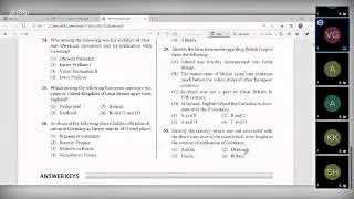 NTSE Online | SST-32 |  Revision of History MCQs