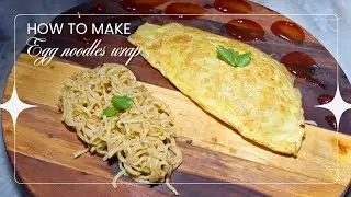 Egg Noodles Wrap |Maggi Omelette Recipe By Mano's Bawarchi 