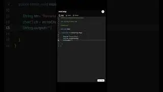 Reverse String Using For Each Loop-5