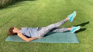 PYRAMID core and hip flexor workout