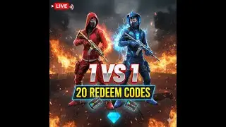 FREE FIRE 1VS1 NONSTOP CUSTOM 🎯 | ₹20 REDEEM CODE GIVEAWAY 🎁 | JOIN FAST!