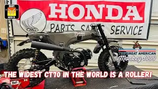 Honda Trail CT70 Widebody build for The Great American Monkey 1000