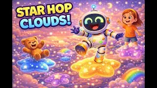 Robo-Toto and the Soft Star Hop Clouds #kids #fun