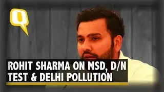 Rohit Sharma Talks About Delhi Pollution, D/N Test & MS Dhoni