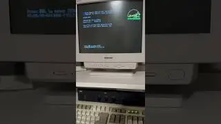 Retro PC startup. Pentium MMX, Sb awe32, 3dfx, trinitron, Roland, Akai #asmr #retrogaming #3dfx