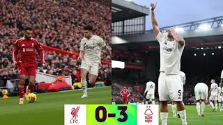 Liverpool vs Nottingham Forest 0-3 epl highlights 2025 | Murillo goal | Gibbs-White goal