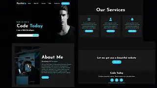 Build a personal portfolio website using only Html & Css || Code Today