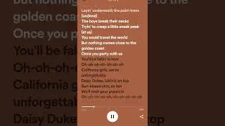California Gurls - Katy Perry (Lyrics)