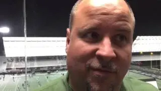 Pre-Game Visit Witg Carroll Football Radio Play-by-play Annoucer Chuck Kelly