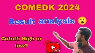 COMEDK 2024| Result Out| Full analysis| Expected Cutoff| Ash Academy JEE is live!