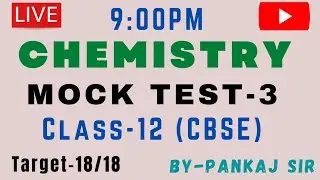 CHEMISTRY LIVE MOCK TEST