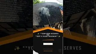 Neighbours Can't Stop Getting Their Roofs Cleaned After Seeing This #roofcleaning #transformation