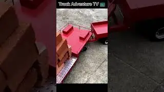 Overloaded Mini Truck Test 😱🔥 | Can It Handle This Heavy Load?#mrbeast #shorts