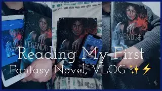 Reading My First Fantasy Novel, VLOG ✨💫 | Legendborn Reading Vlog 📚