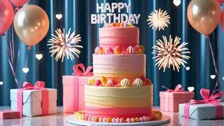 Happy birthday to you song| stunning birthday cake| celebration 
