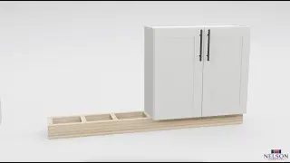 Nelson Cabinetry: Pro Tip - Using Wall (Uppers) Cabinets as Base cabinets! Kitchen Island Hack!