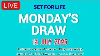 The National Lottery Set For Life Live draw results from Monday 14 July 2025 | tonight's