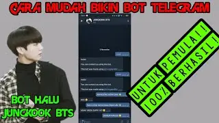 TUTORIAL MEMBUAT BOT TELEGRAM LIVE CHAT UNTUK PEMULA|| PART.1