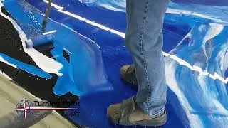 Epoxy Metallic Floor Class September 2020 Blue Water Looking