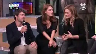 Miriam Leone, Carolina Crescentini e Luca Argentero @ Occupy Deejay (01.10.14)