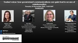 Trusted voice: how government communications can gain trust in an era of misinformation