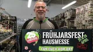 Fr&uuml;hjahrsfest 2025 bei CaJo Angelsport in M&uuml;nster. 25.04. und 26.04.25