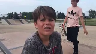 Kid steals from skatepark and gets ARRESTED 