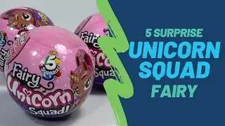 Zuru 5 Surprise Fairy Unicorn Squad Unboxing Toy Review | TadsToyReview