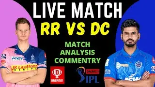 DC VS RR LIVE MATCH COMMENTRY