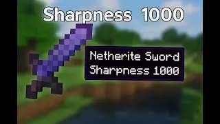 How to get a 1000 sharpness sword in Minecraft Bedrock