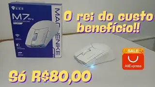 Mouse Wireless Machenike M7 Pro | Sensor PAW 3395 por volta de 80 reais!!