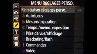 #11 - #NIKON - COMMENT BIEN REGLER SON NIKON (2e partie)