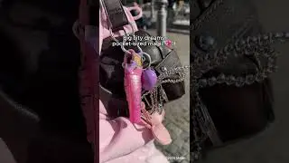 lipgloss that doubles as a bag charm?! 😳