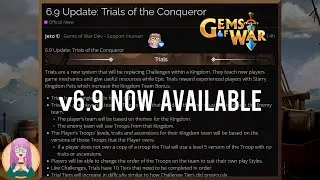 Gems of War v6.9 Updates Explained - Trials, Starry Pets, Campaign Changes and More