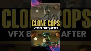 Here&rsquo;s another #vfx before and after from #clonecops! #behindthescenes #featurefilm