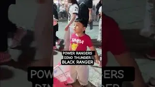 POWER RANGERS DINO THUNDER BLACK RANGER... 🦕 #powerrangers #dinothunder