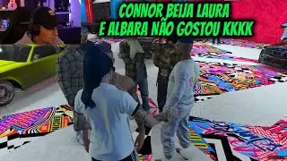 CONNOR BEIJA LAURA E ALBARA NÃO GOSTOU KKKK GTA RP