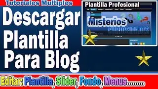 How to Download a Blogger Template ✅ Change Background, Slider, Edit Menus