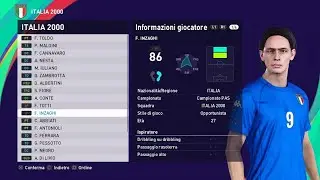 eFootball PES 2021: Italy 2000 classic team (PS4)