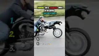 Ranking Top 5 Strangest motorcycles in the world #bike #zx10r #stranger